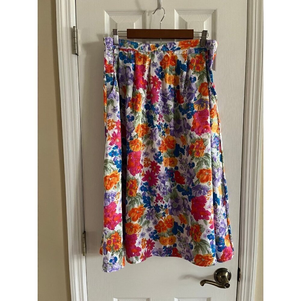 Vintage Floral Skirt